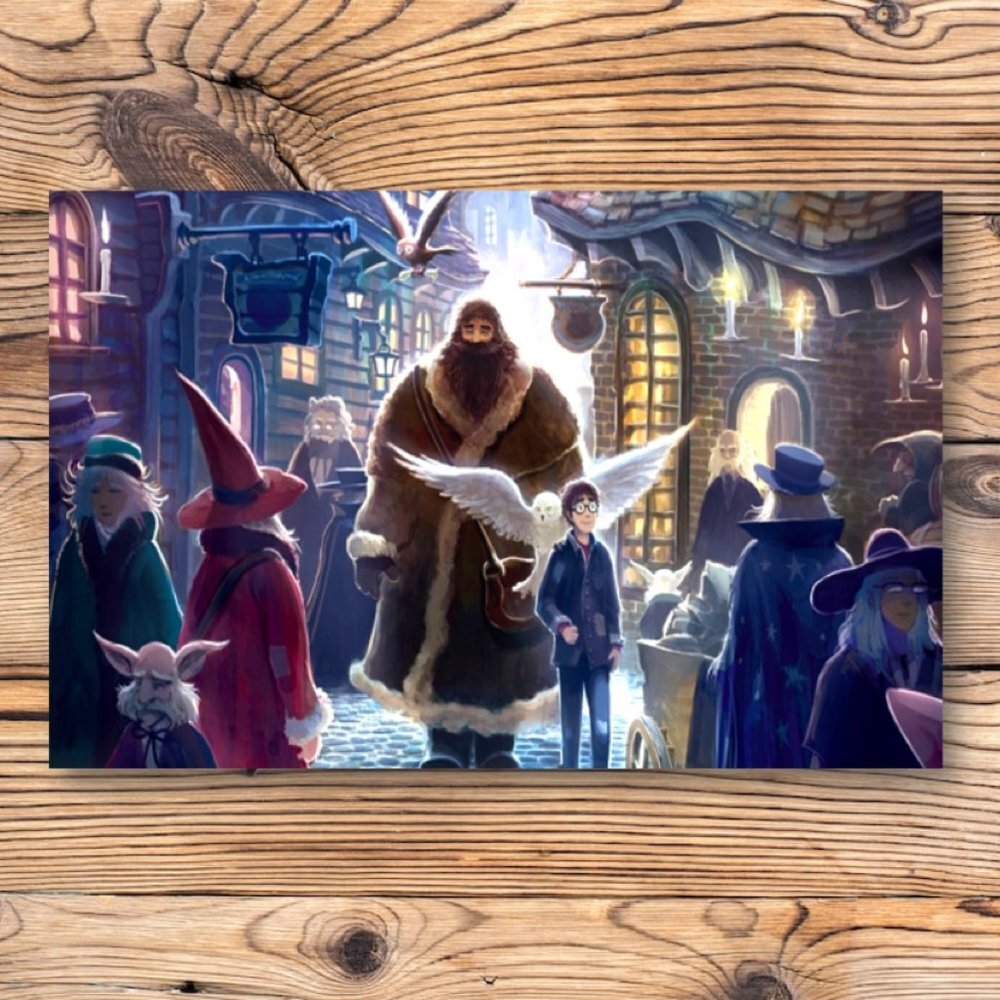 Harry Potter Rubeus Hagrid Diagon Alley Refrigerator Locker Fridge Magnet